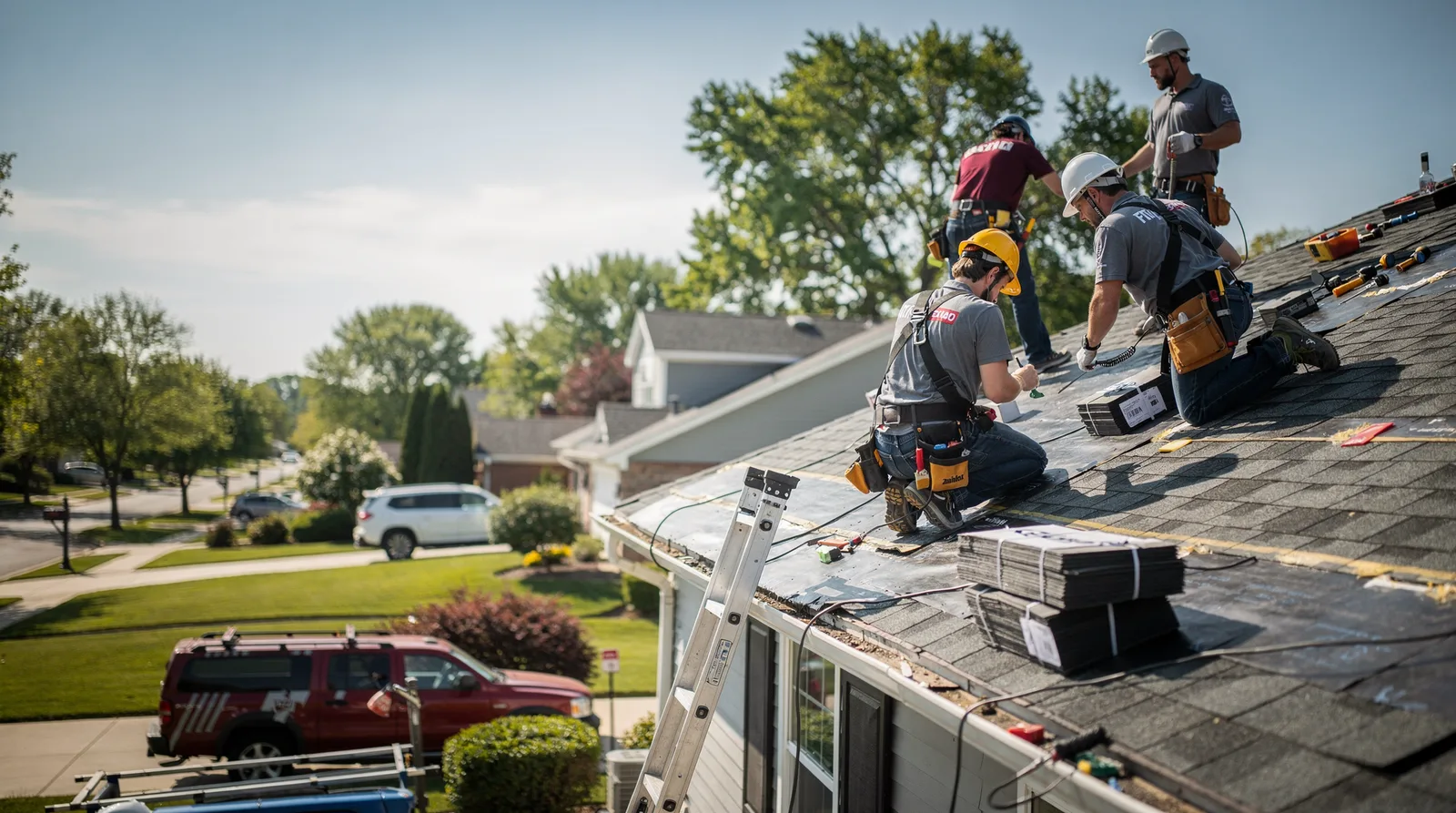 Roof Repair in Champaign, IL around you